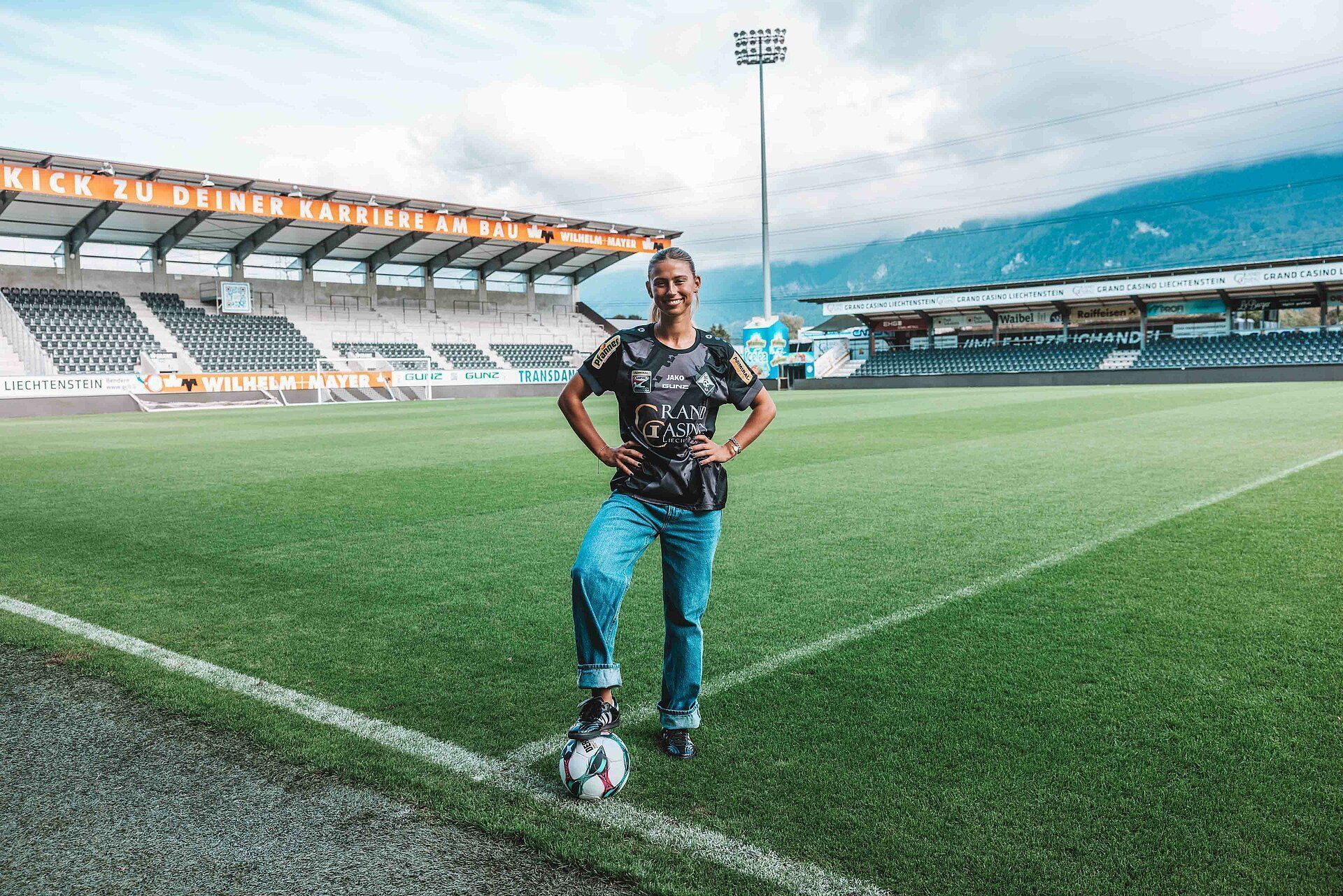 Olivia Winter kickt für Altach. VEREIN
