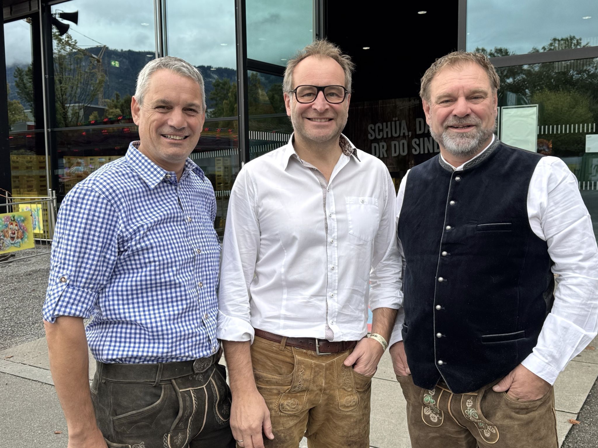 Vizebürgermeister Alexander Juen mit den Stadträten Johannes Zangerl und Valentin Sottopietra.