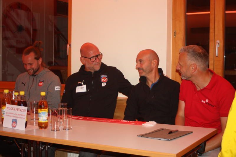 Roger Prinzen und Harald Dürr hatten sich viel zu erzählen.