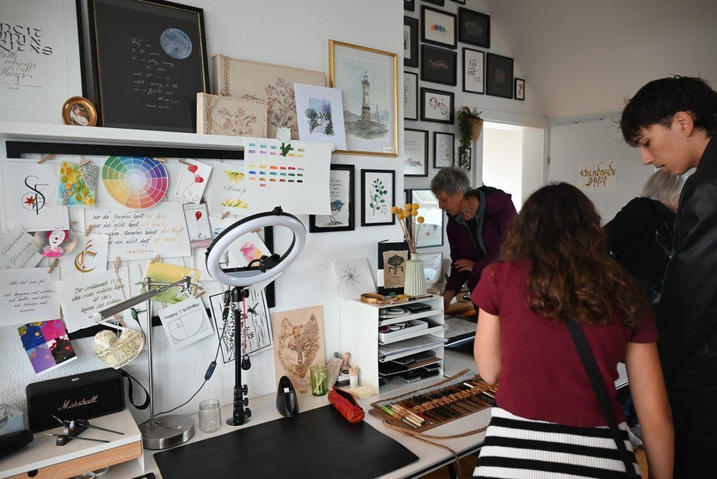 Kulturschaffende öffneten in Lustenau ihre Ateliers