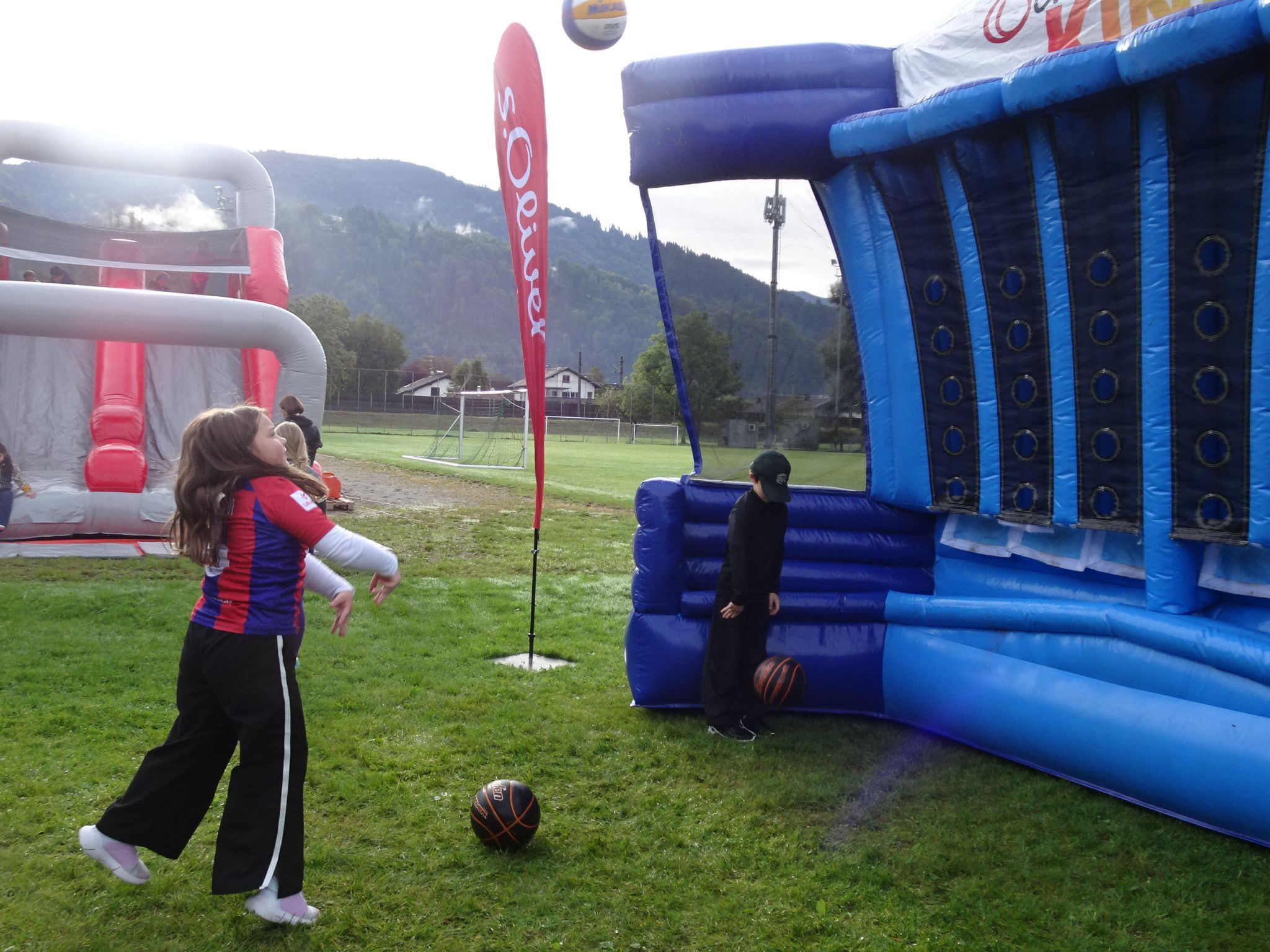 Auch viele Ballspiele gehörten zum Angebot. 
