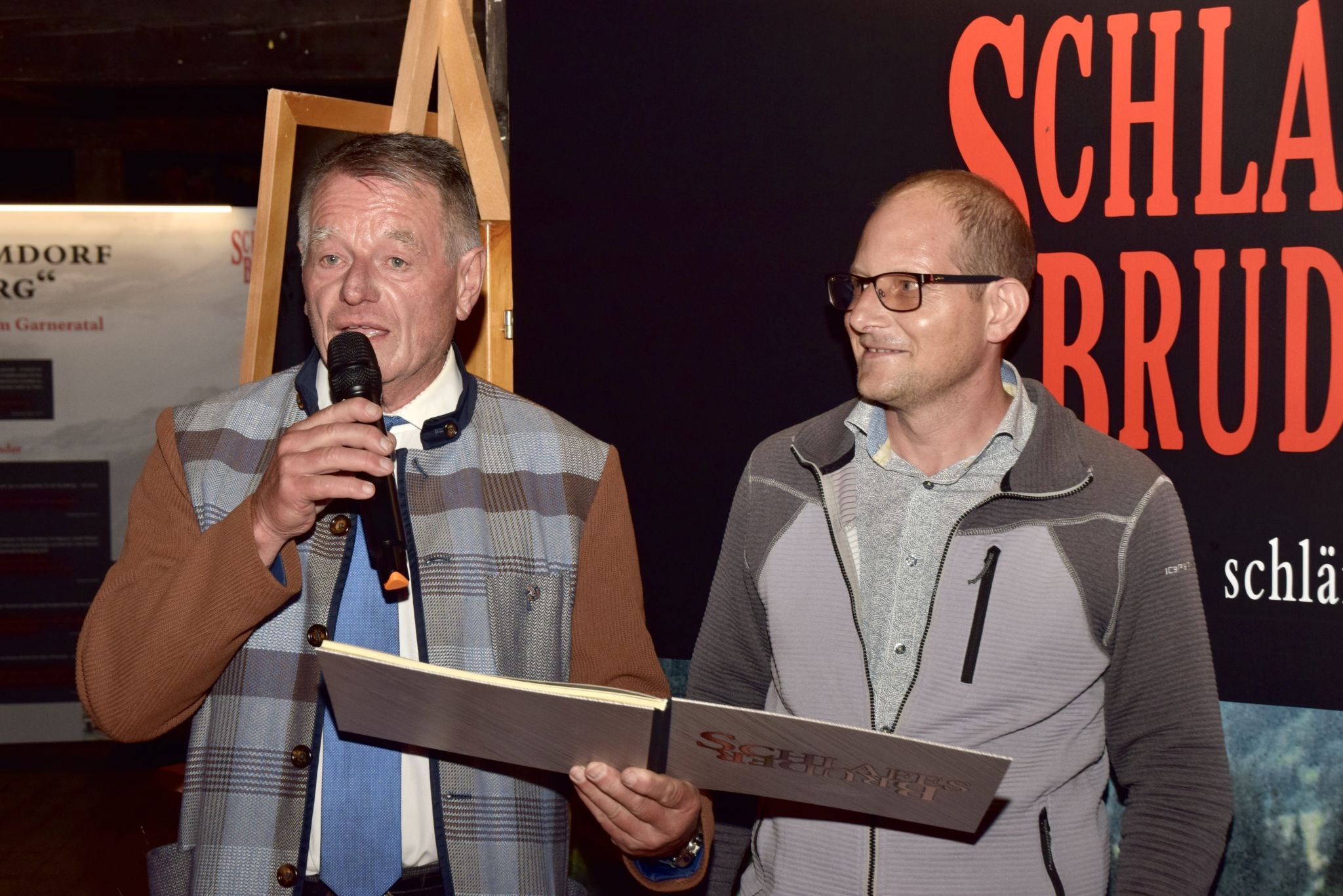 Heinrich Sandrell (l.) und Conradin Blum.