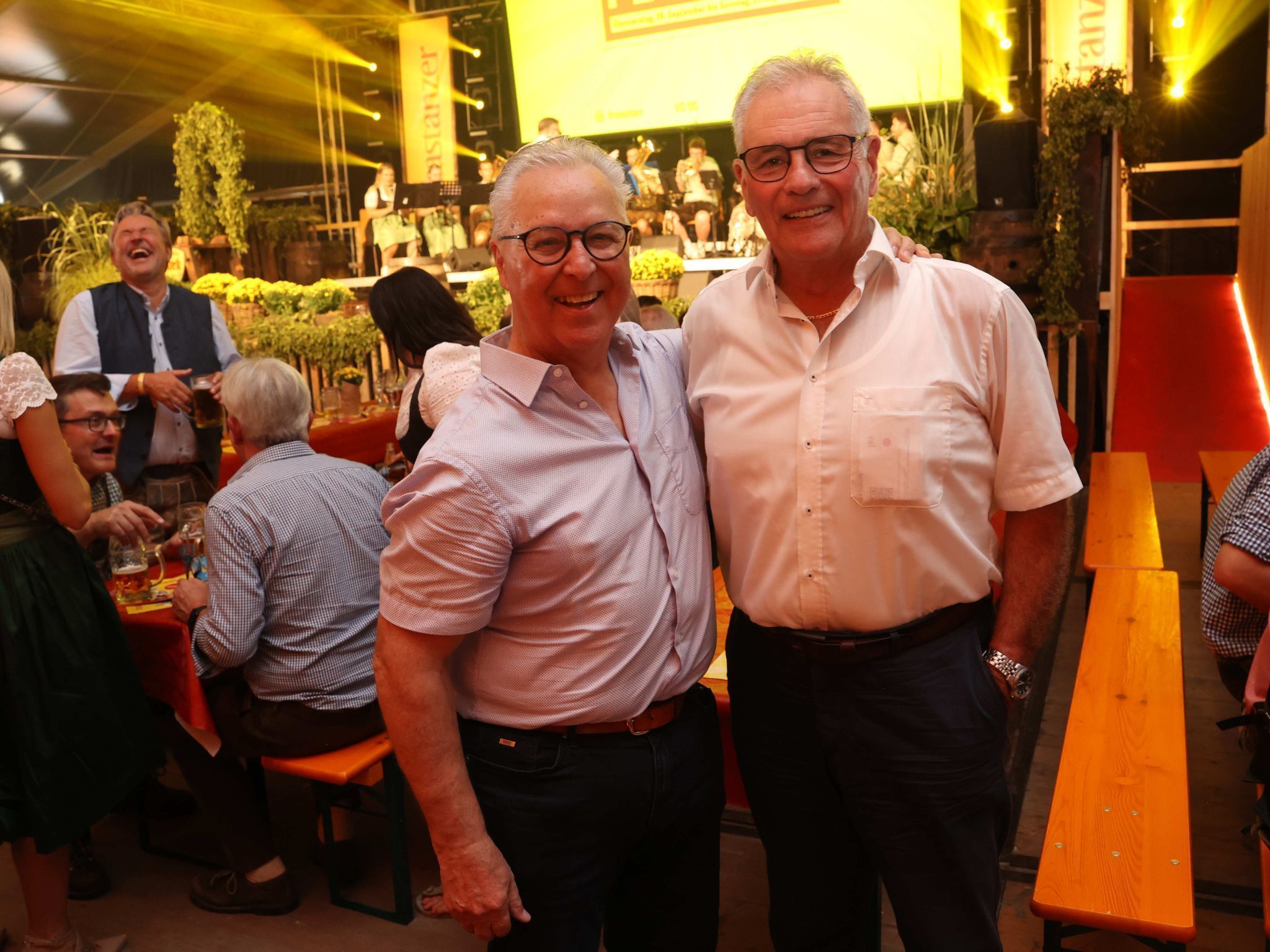 Hugo Rogginer und Edgar Mayer.