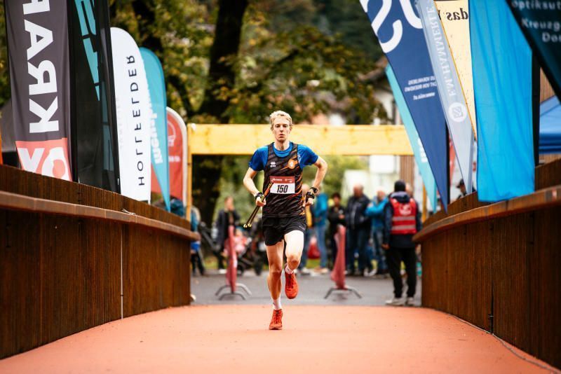 Lokalmatador Jakob Mayer wurde Zweiter.PRIVAT