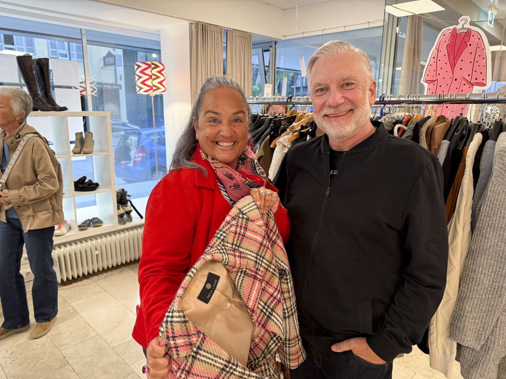 Margaritha Matt und Peter Bilgeri beim Modetalk