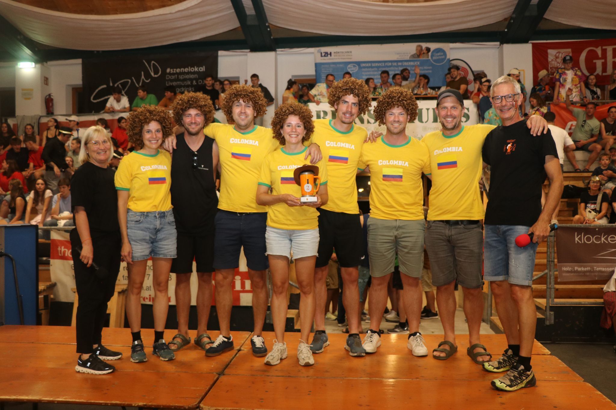 Der zweite Platz ging an das Team aus Kolumbien. 