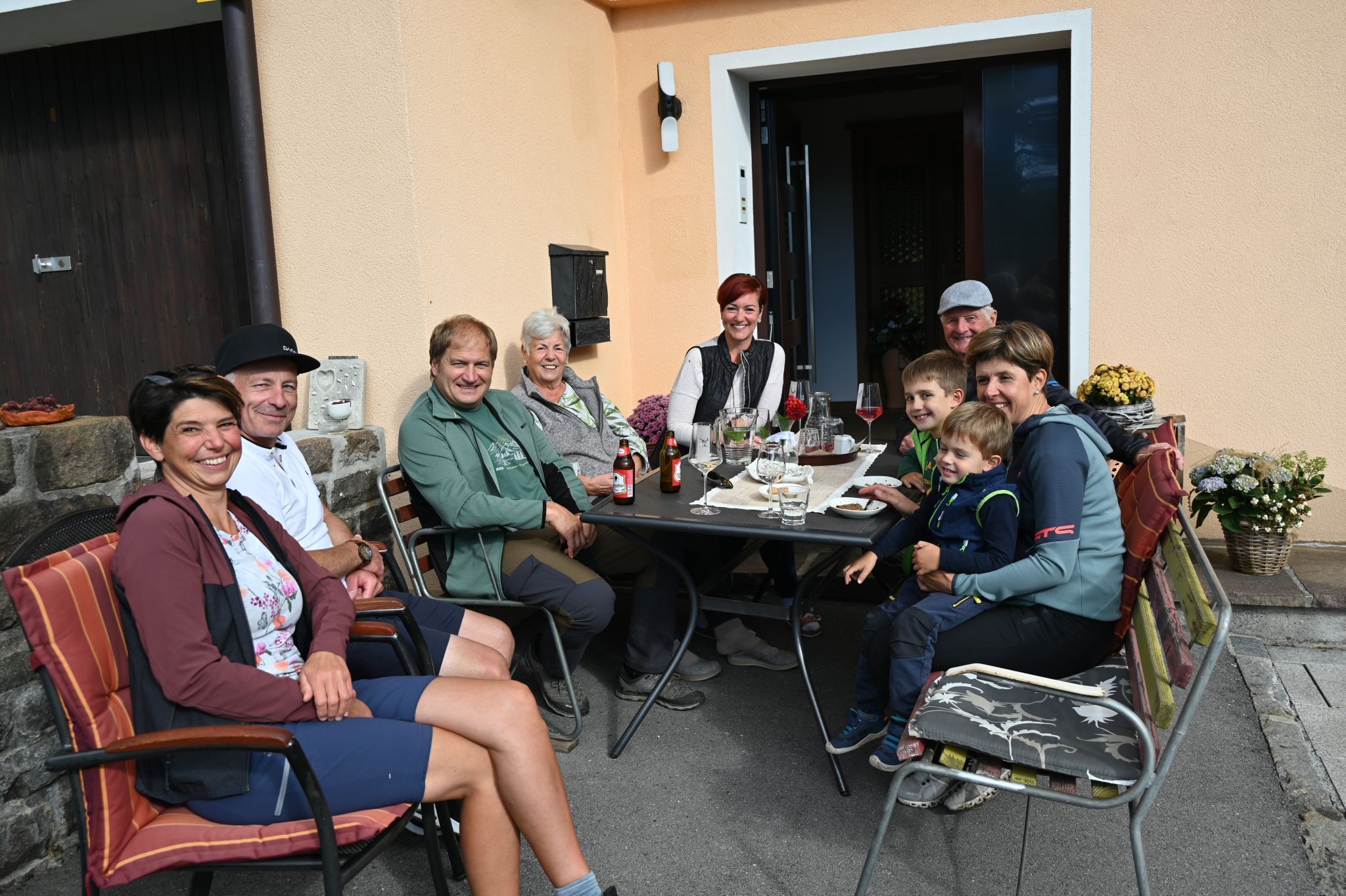 Beim Bänkle Hock wurde viel von Früher erzählt.