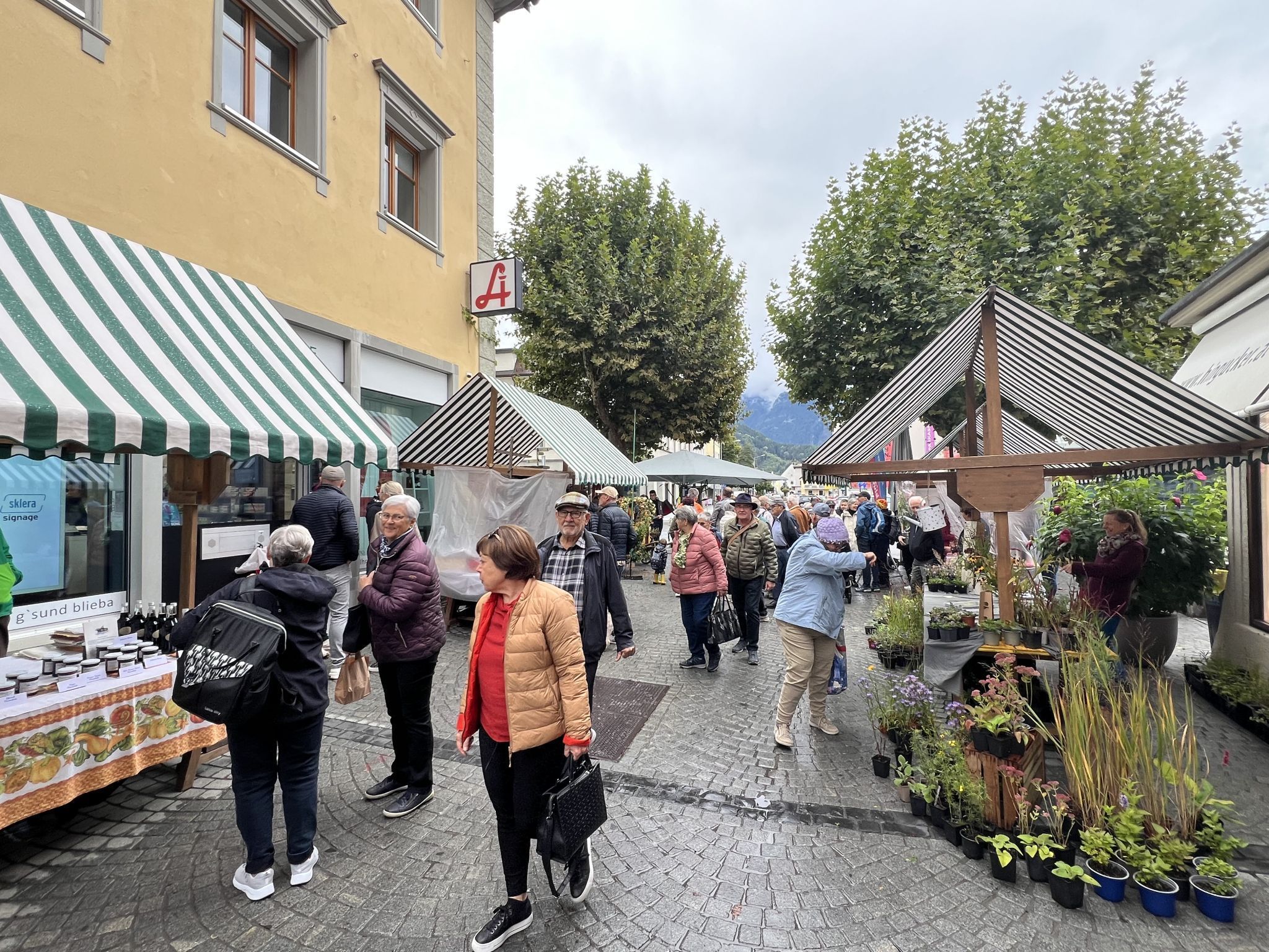 Bei den Marktständen konnten die verschiedensten Produkte gekostet und gekauft werden.