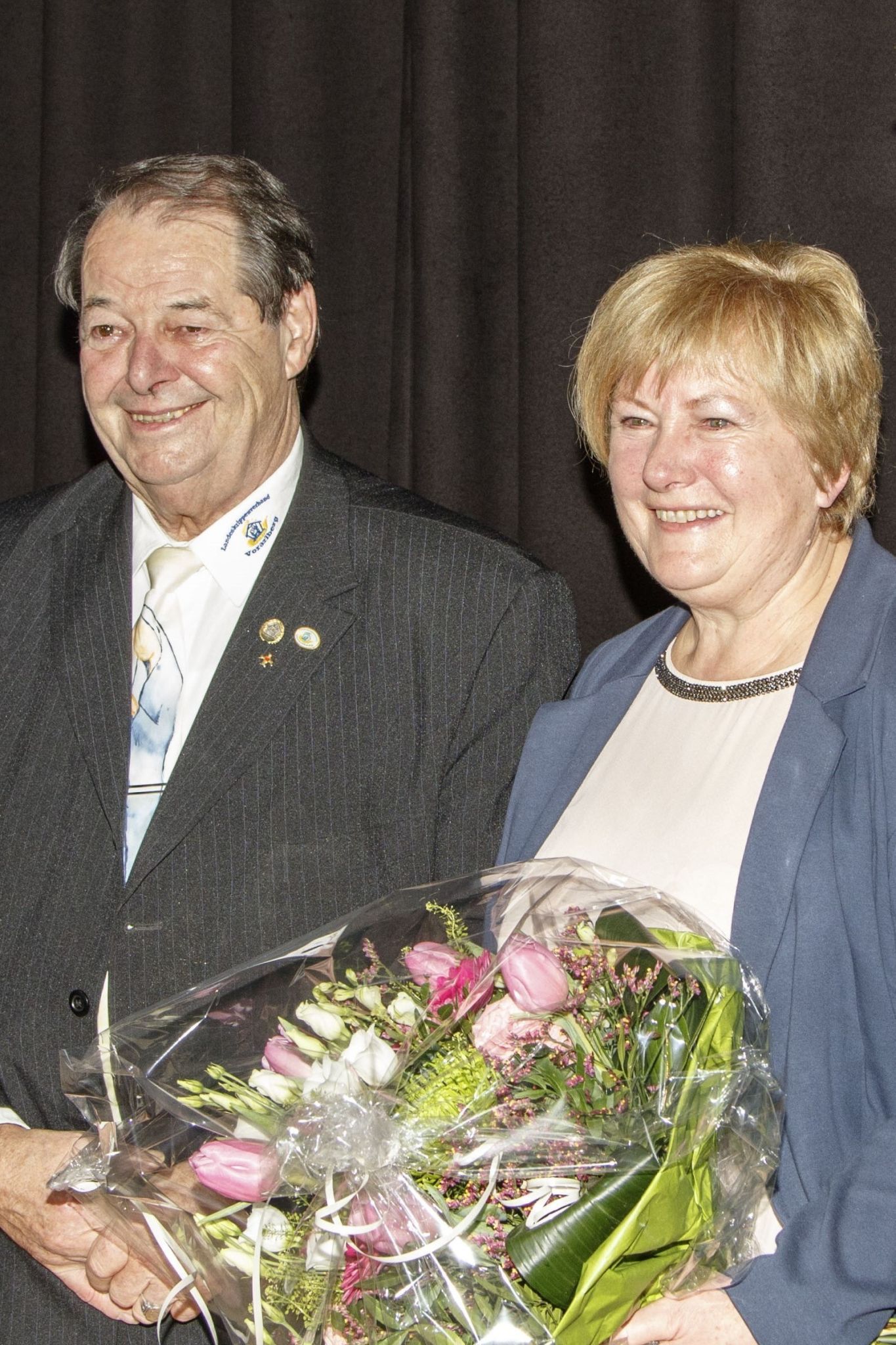 Josef mit seiner Ehefrau Marlene.