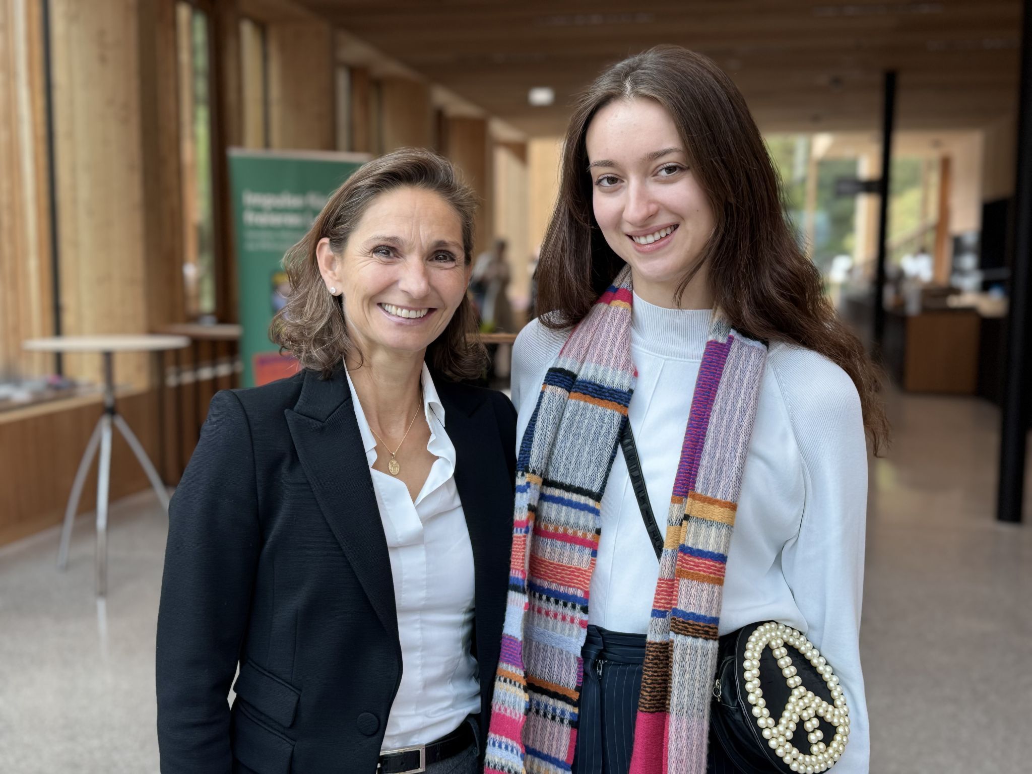 Cornelia Sinz-Rhomberg mit Nichte Katharina Rhomberg.