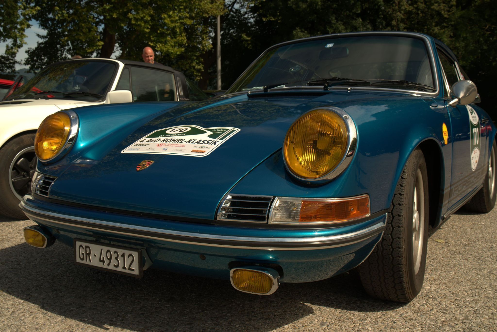Die AvD-Röhrl-Klassik zu Gast im Ländle, von Donnerstag, den 4. September bis Samstag, 6. September 2025 starte am Festspielhaus in Bregenz die Rallye mit 170 historischen Porsches. (Bildergalerie)