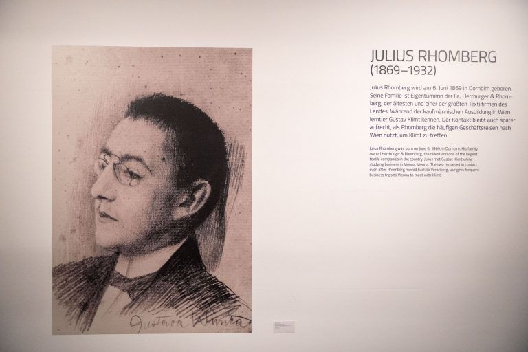 Preview der Ausstellung „Gustav Klimt und Vorarlberg mit Hans Bäumler und Tobias Natter