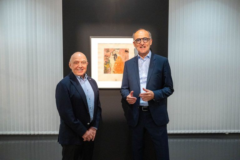 Preview der Ausstellung „Gustav Klimt und Vorarlberg mit Hans Bäumler und Tobias Natter