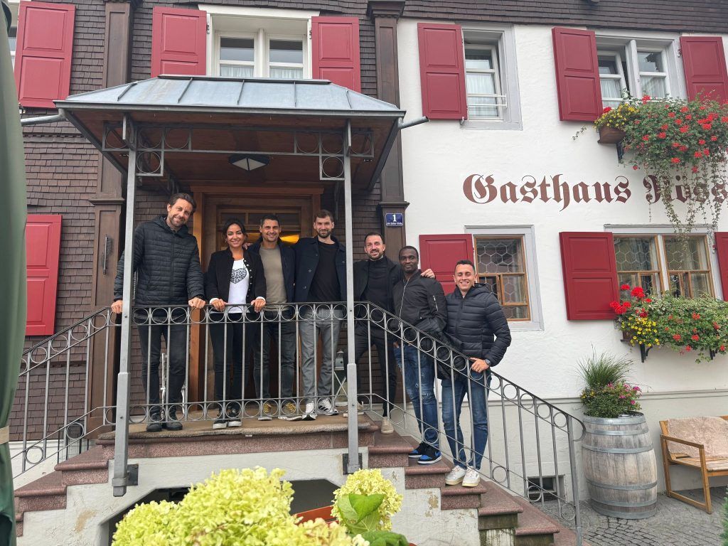 Begegnung mit Freunden