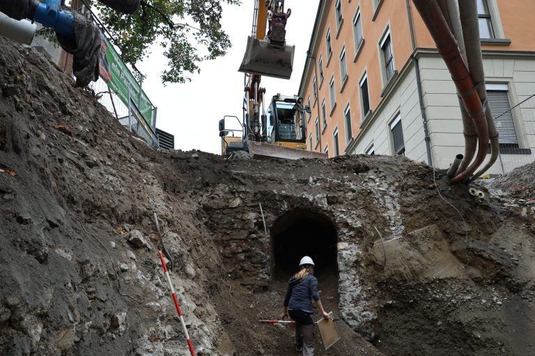 Gymnasiumgasse, Archäologische Funde