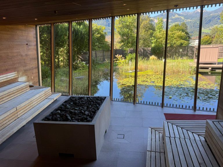 Saunameister Michael Bacchi, Val Blu, Sauna