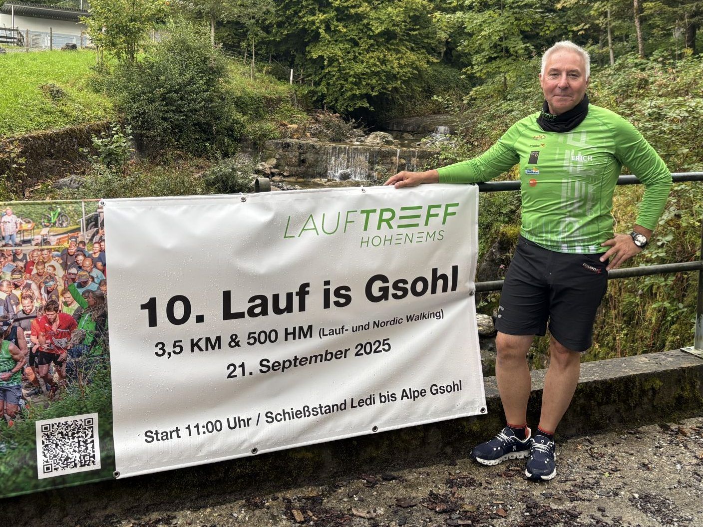 60-jähriger Marathonläufer und sein Einsatz für den guten Zweck – Erich Rabel aus Lustenau