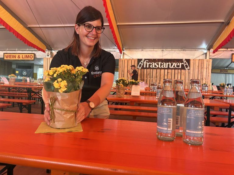 Bockbierfest 2025, Aufbau Festzelt, Miriam Künzle