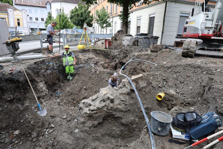 Gymnasiumgasse, Archäologische Funde