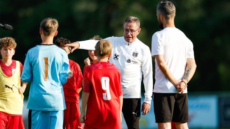Ralf Rangnick, Traineren mit Kindern