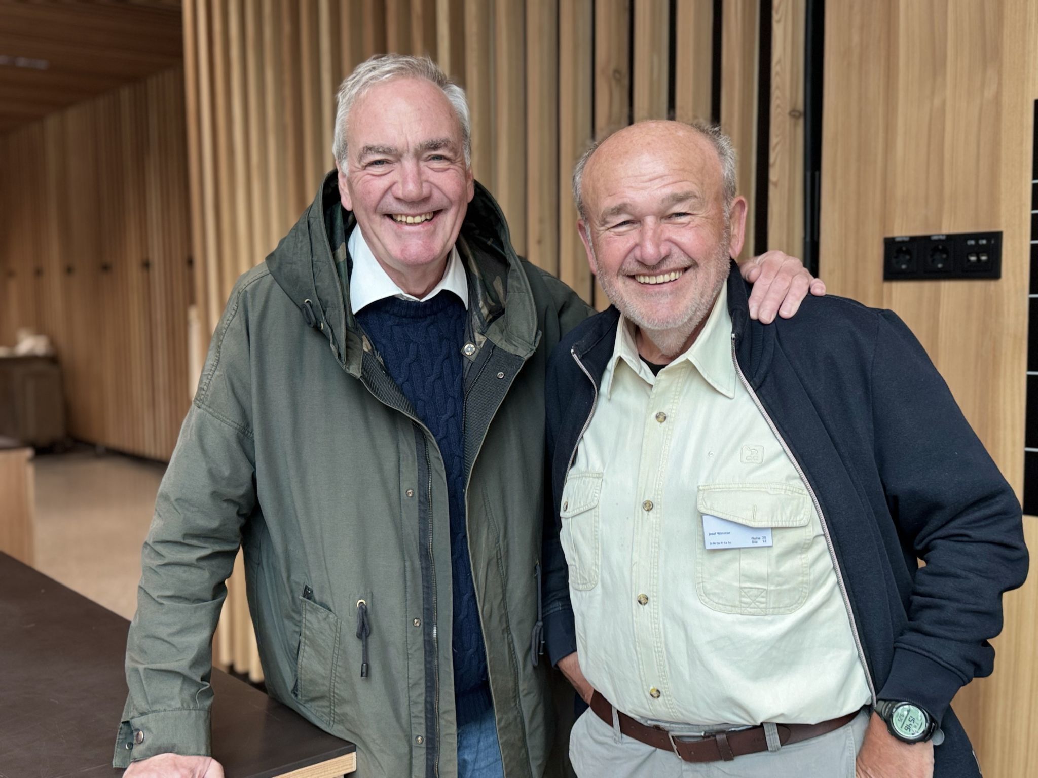 Michael Heger und Josef Wimmer kamen nach Lech.