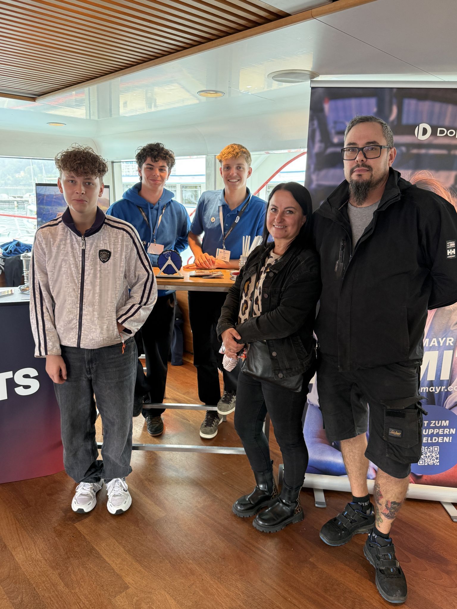 Elias Alber, Aaron Auzinger, Johannes Fill-Bliem, Maria und Martin Alber