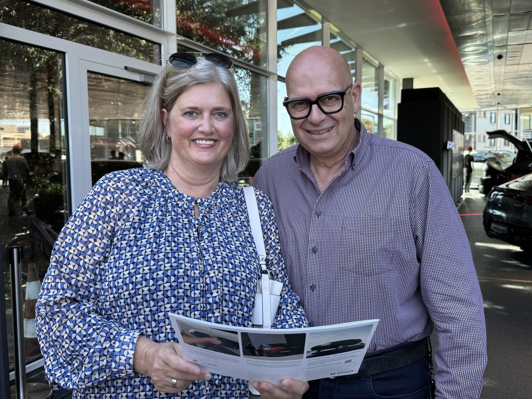 Mercedesfans: Daniela und Walter Vigl.