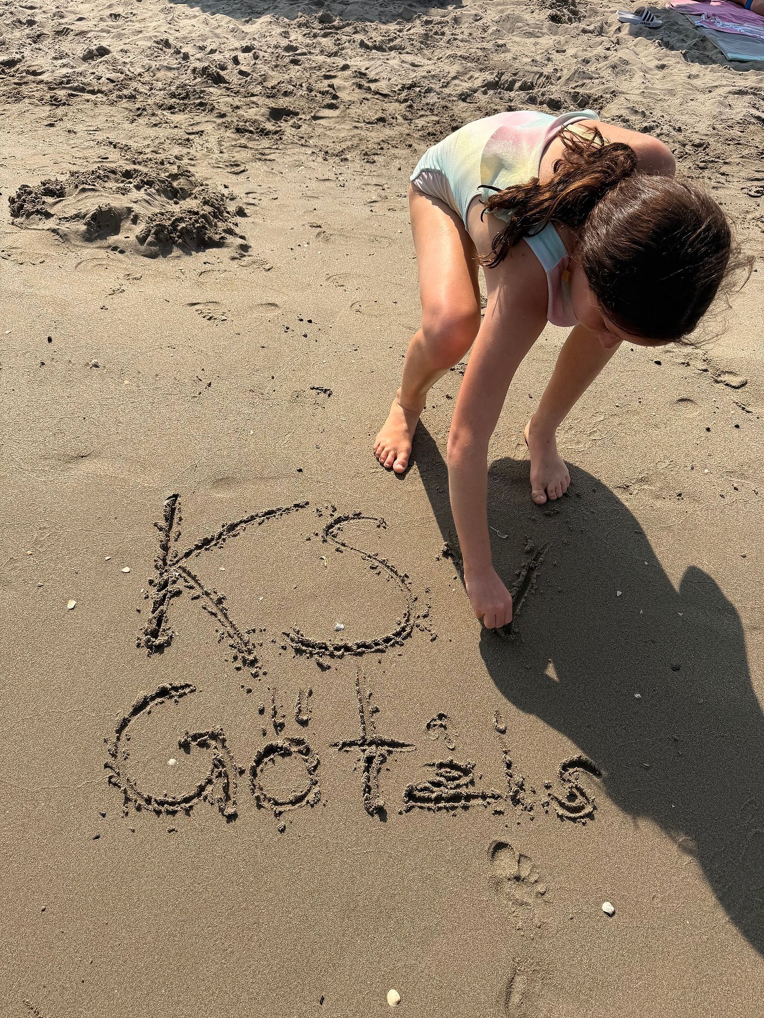 Kreativität am Strand
