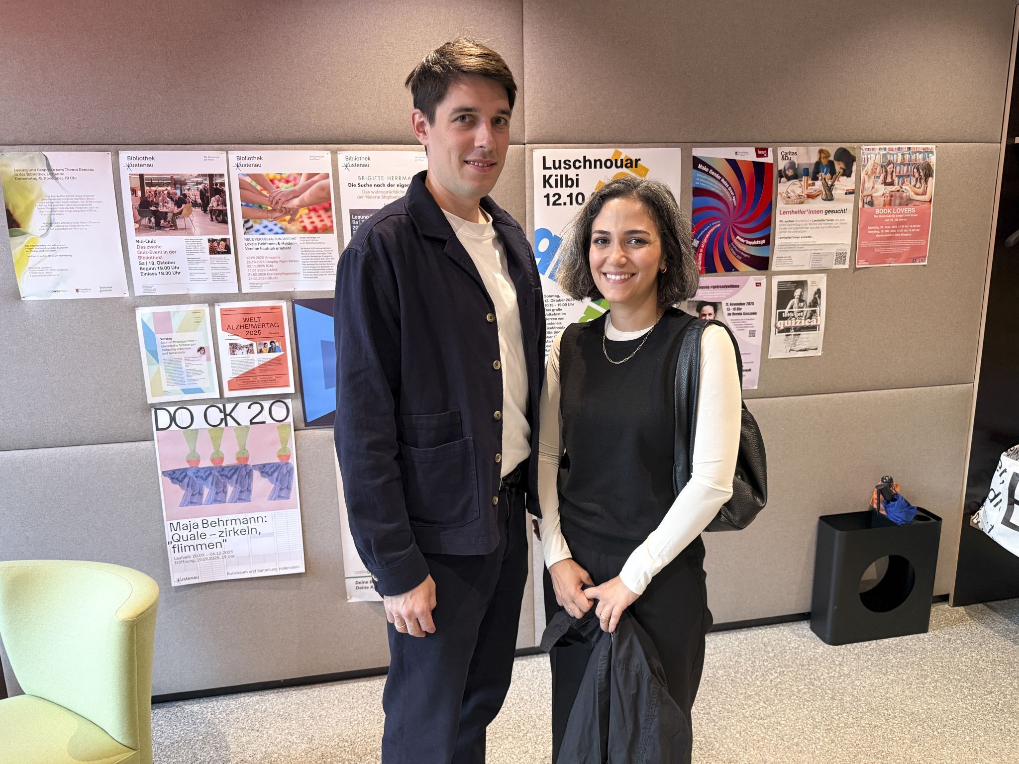 Galeristenpaar Zeynep und Simeon Brugger (Galerie Brugger)
