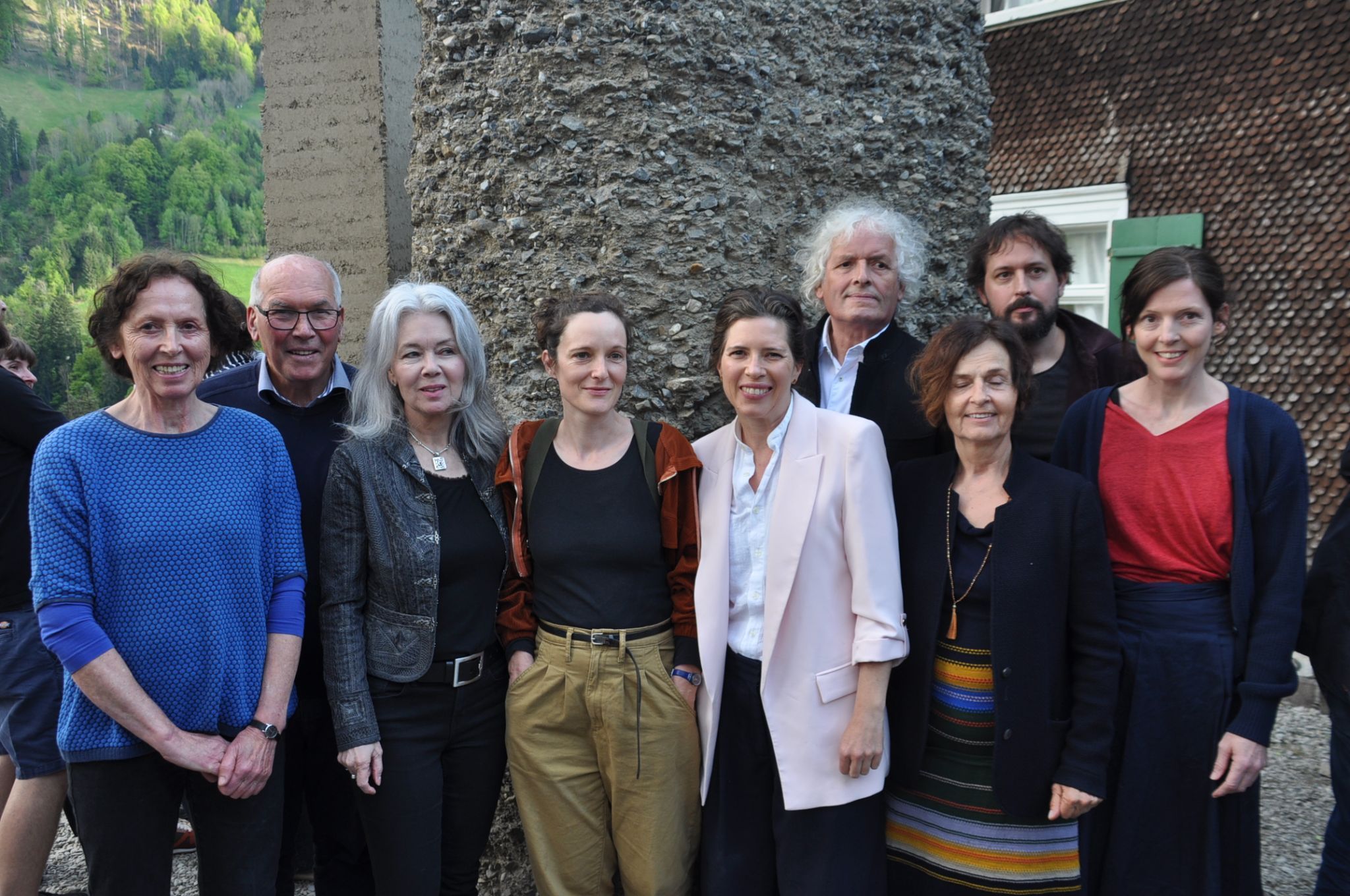 Familie Rauch: Brigitte Rauch, Hannes Rauch, Sophie Rauch, Melanie Berlinger, Verena Rauch, Martin Rauch, Marta Rauch-Debevec, Sebastian Rauch, Magdalena Rauch