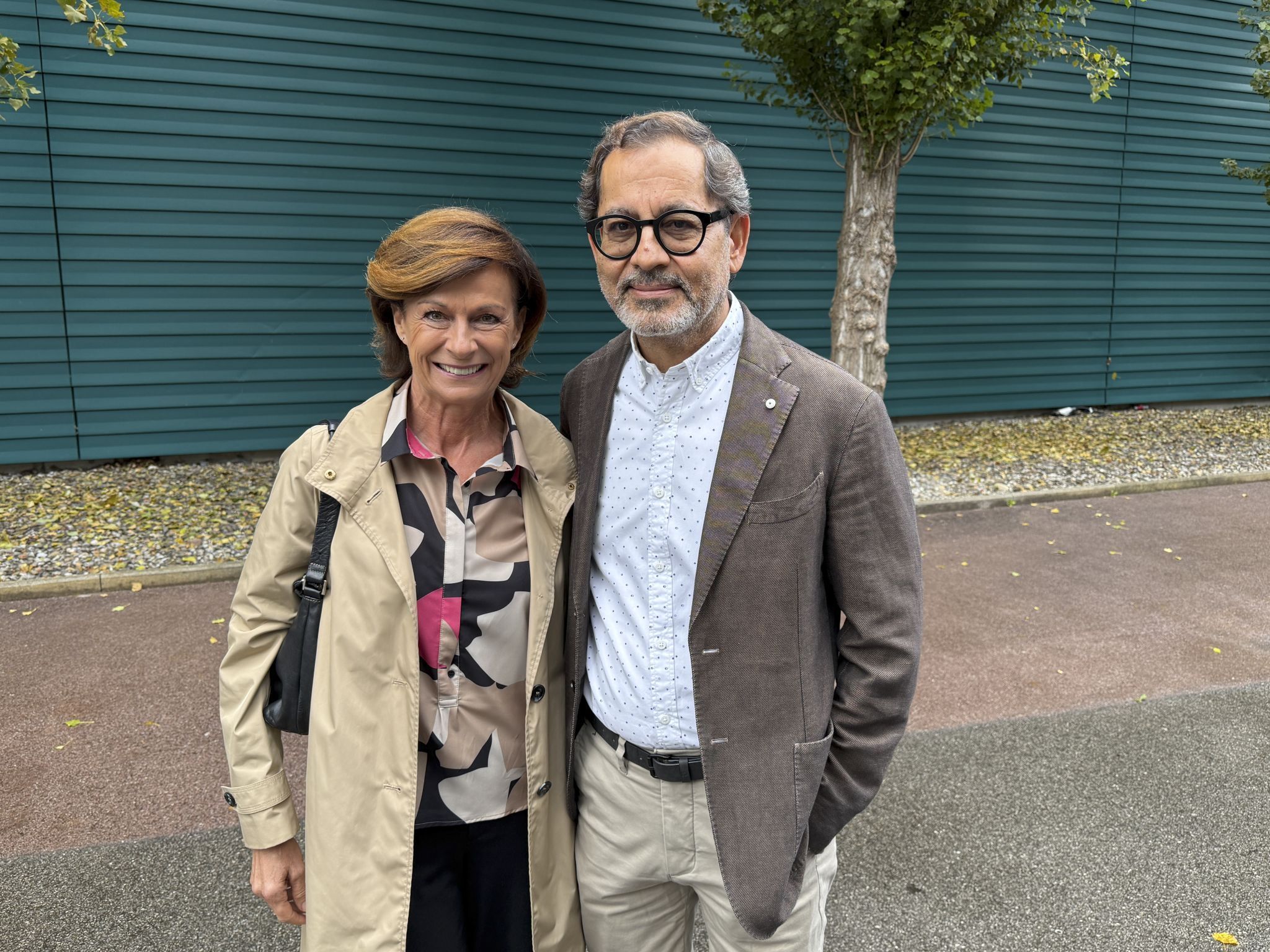 Annette Heim und Shahrokh Doppelmayr kamen nach Ems