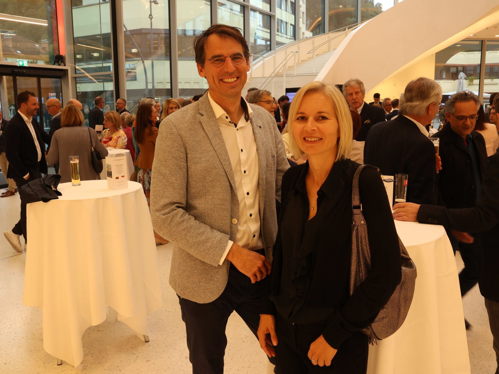 Nephrologie-Prim. Emanuel Zitt und Nina.