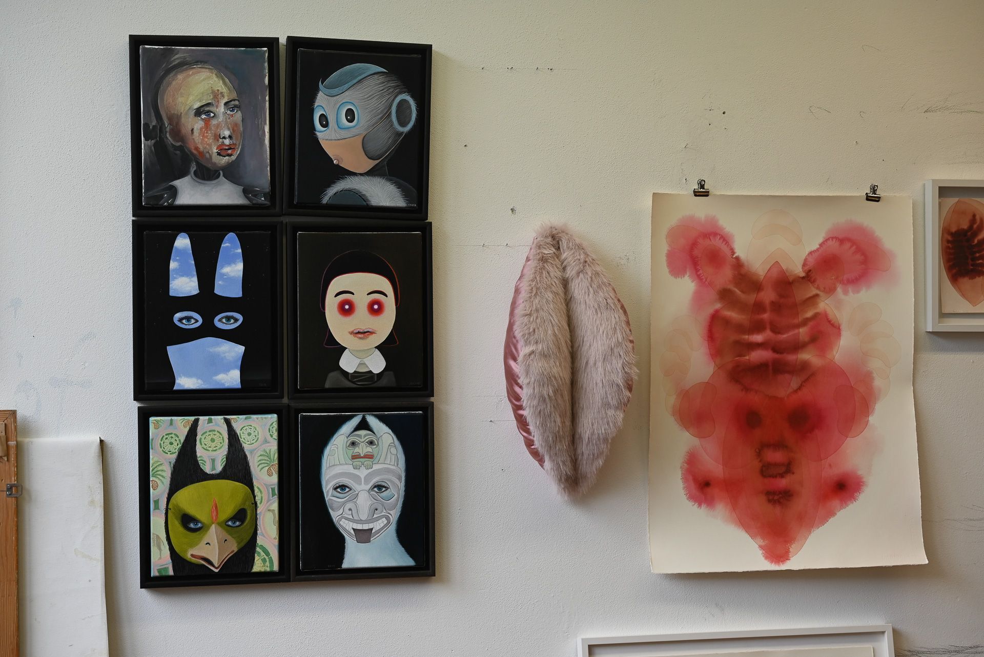 Das Atelier von Edith Hofer begeisterte die Besucher.