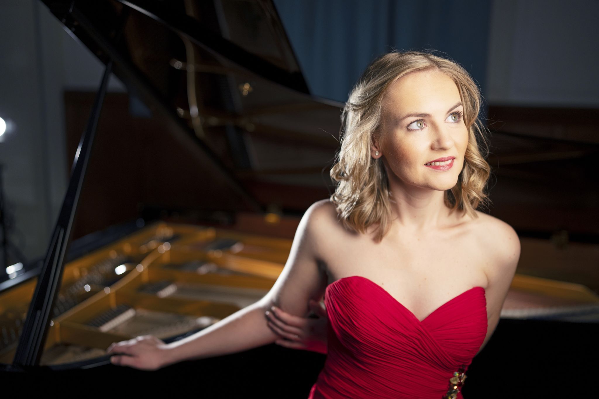 Die Pianistin Hanna Bachmann aus Röthis ist der Star der Schlösslekonzerte. Foto: Lukas Beck
