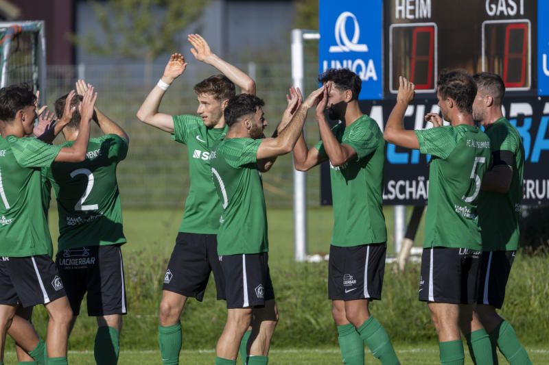 Fünfmal jubelte FC Alberschwende im Achtelfinale. PAULITSCH