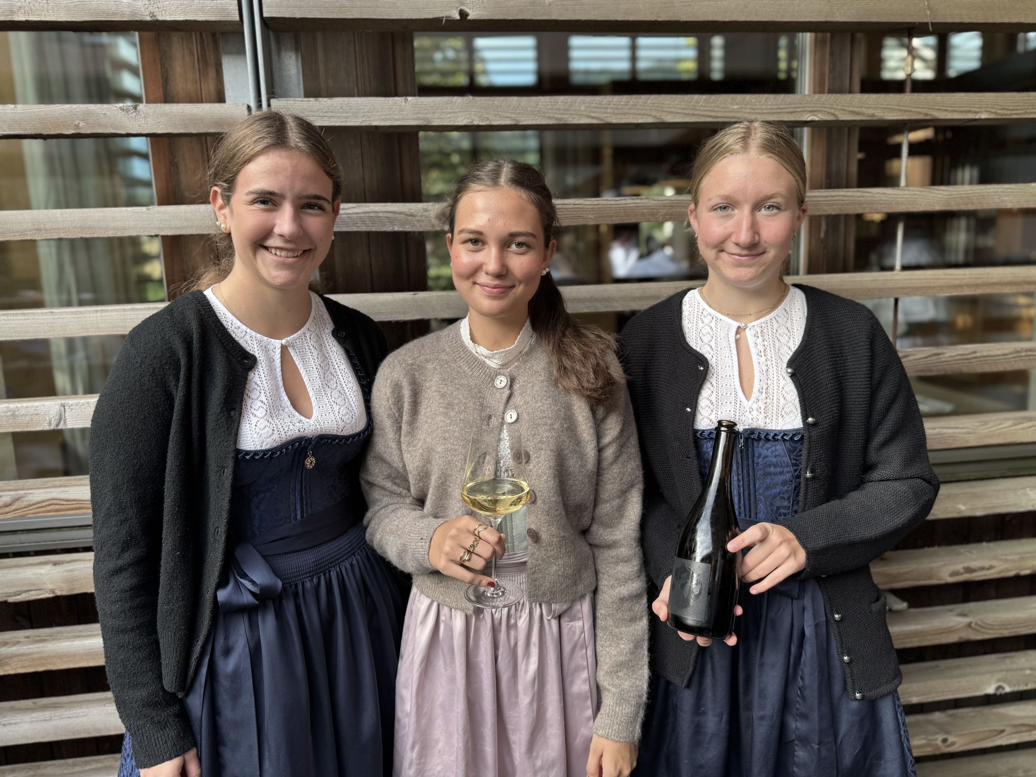 Sarah, Flora und Nathalie von der HLT Bezau.