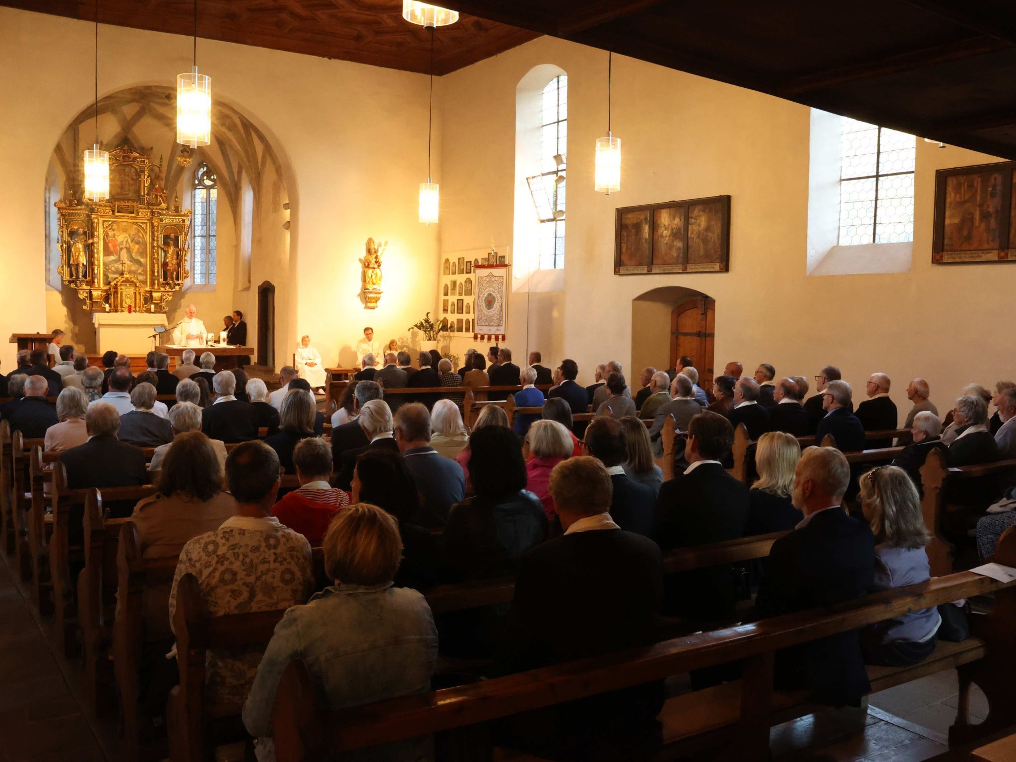 Die Wallfahrtskirche war voll besetzt.