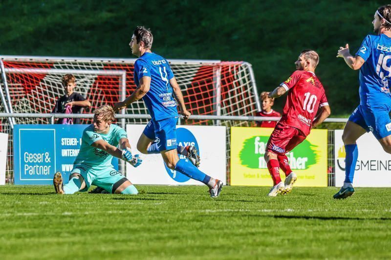 Matthias Flatz gelang die sehr frühe Führung. STEURER
