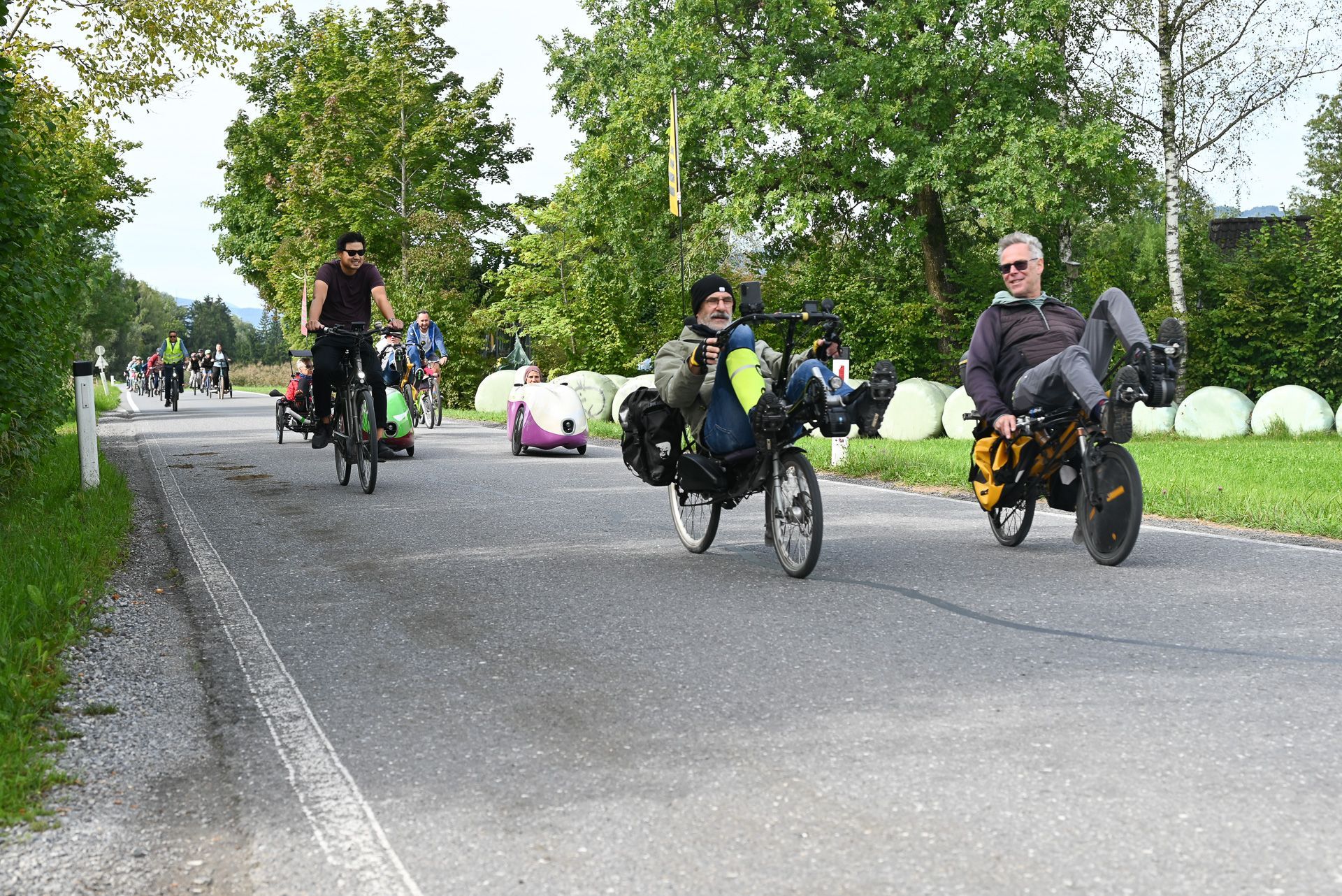 Viele Radbegeisterte nahmen am Rad-Ried-Tag der plan-b-Gemeinden teil.