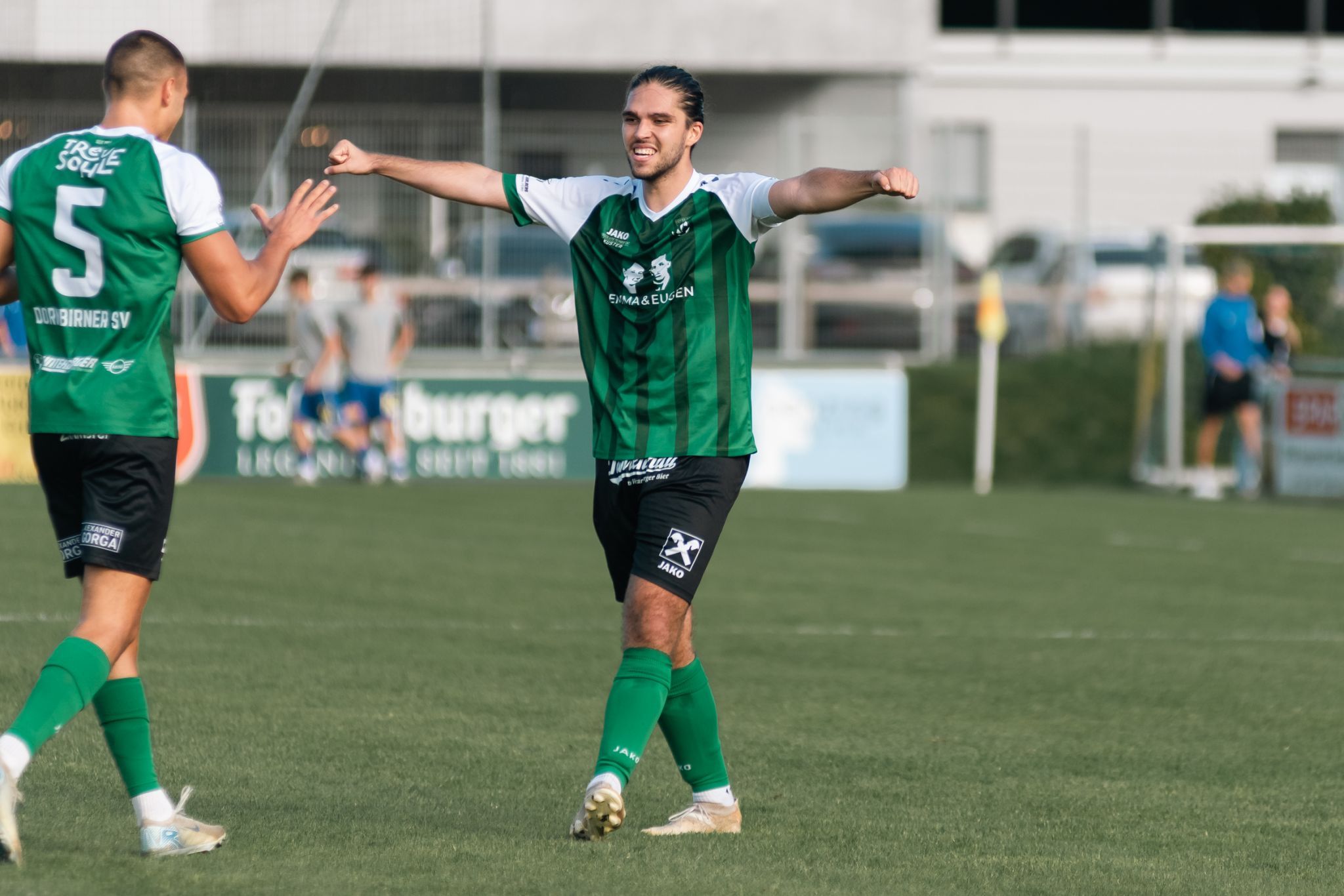 Ömer Efe Tas war wieder in bester Torlaune.