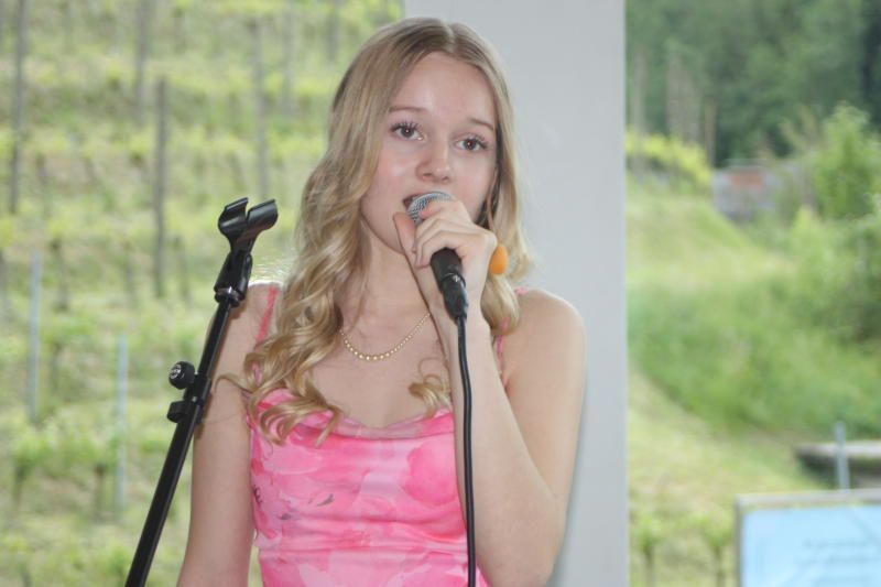 Janine Manser ein hoffnungsvolles Musiktalent. 