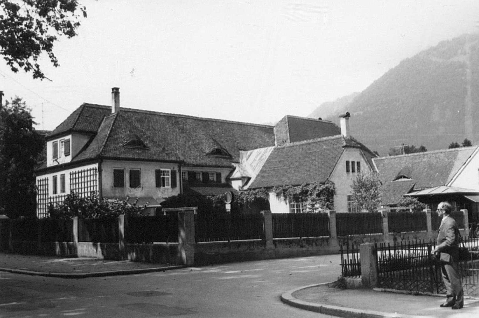 Ansicht des Schlachthofs an der Hermann-Sander-Straße, 1950er Jahre (Foto: Sammlung Otto Schwald)
