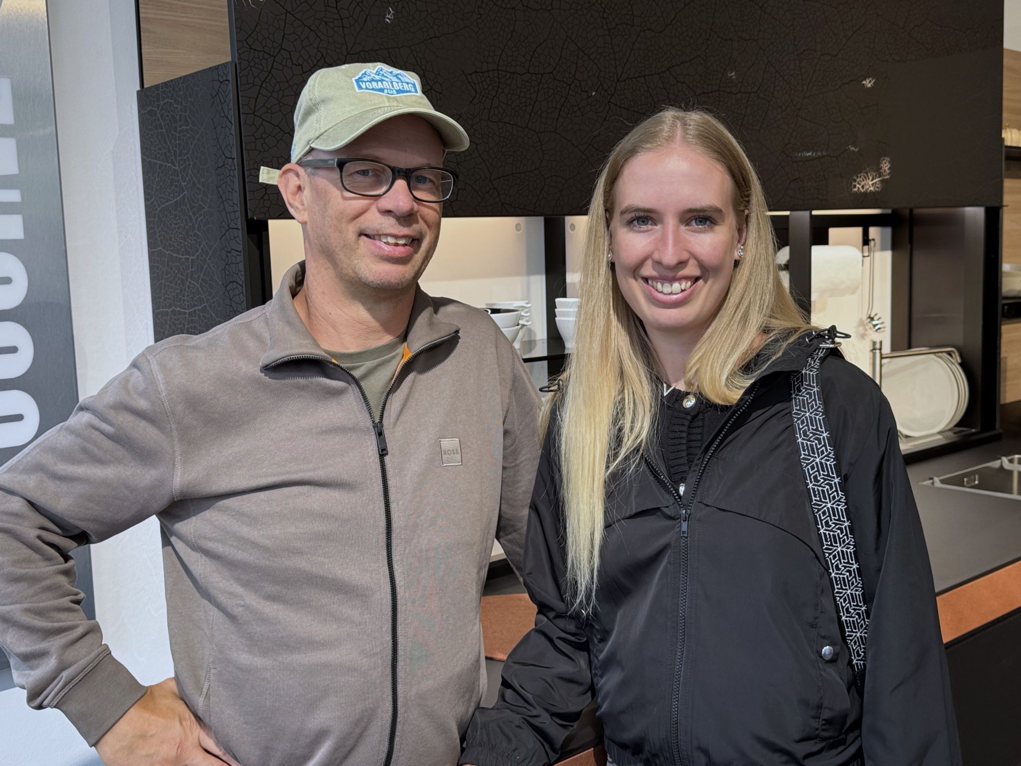 Musiker Manfred Längle mit Tochter Eva.