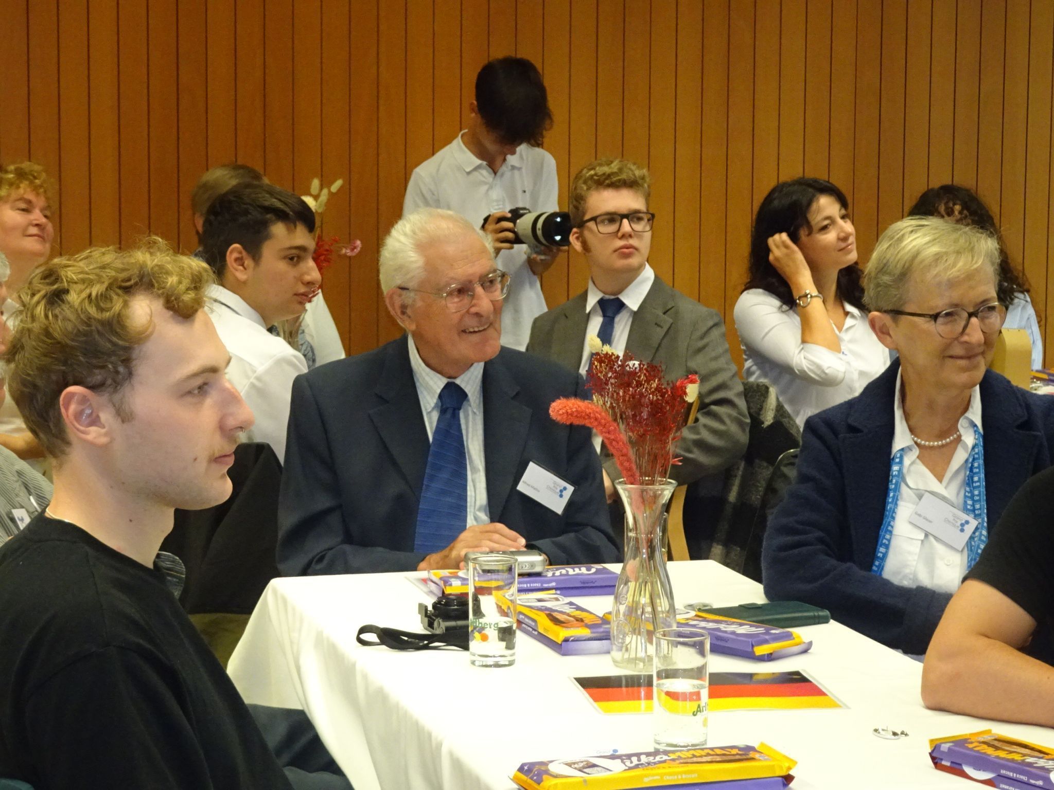 Alfred Mathis, ehem. Vorsitzender des GPCh-Komitees und Jury-Mitglied (Mitte) freute sich zum zweiten Mal in Dornbirn dabei zu sein. 