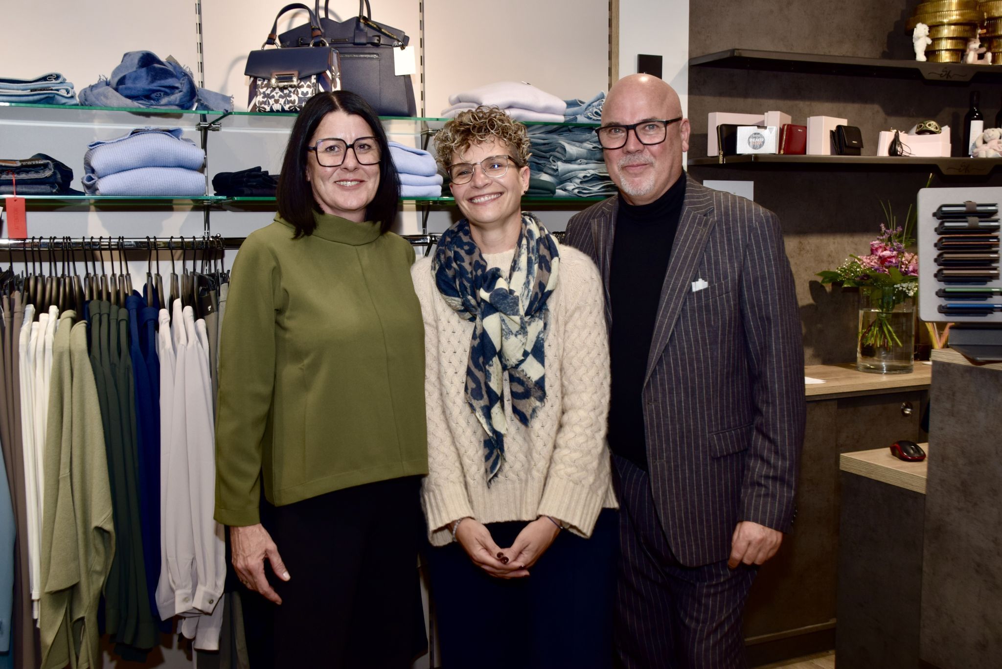 Claudia Heim, Nadine Wolf, Wilfried Heim.
