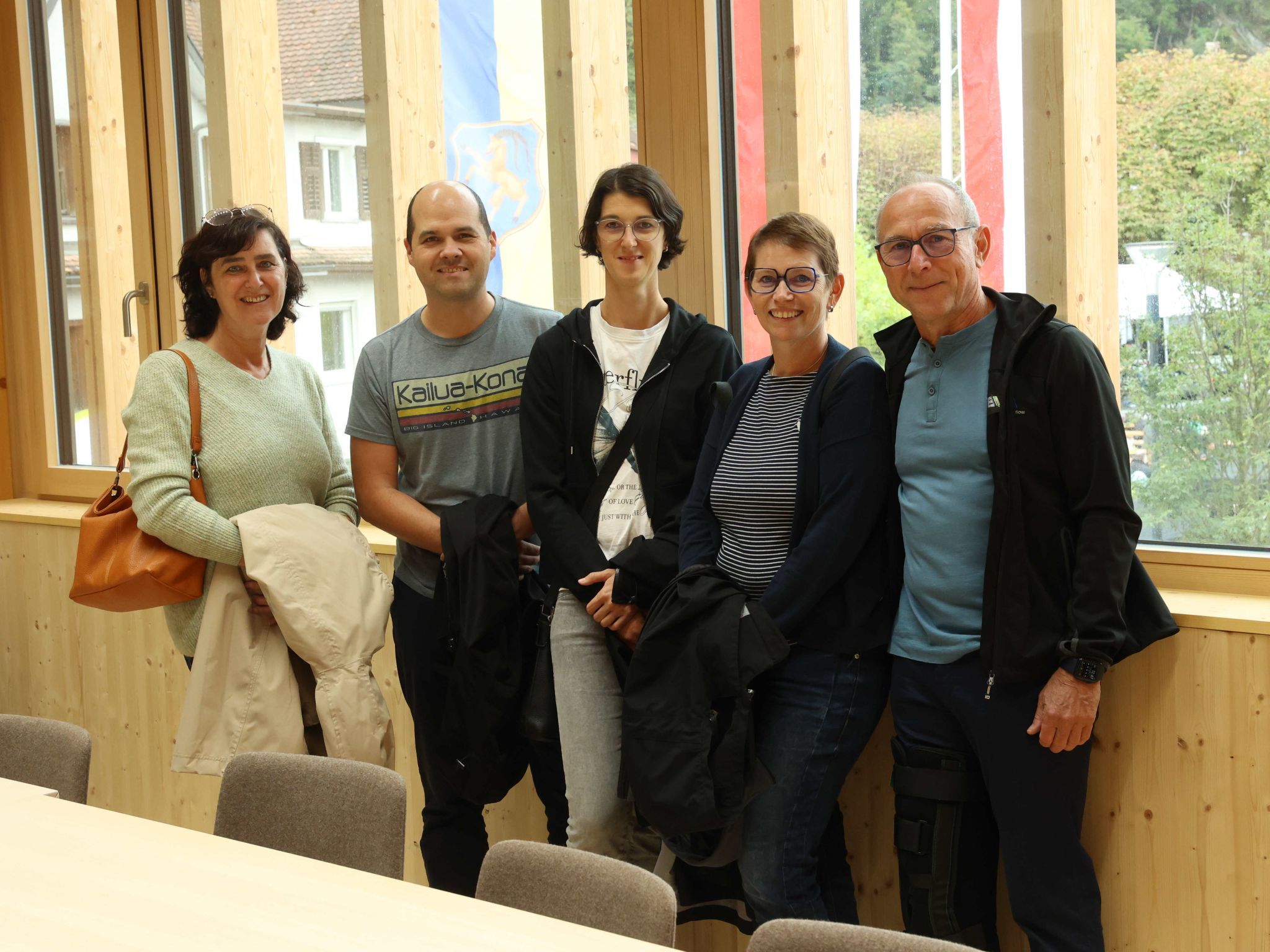 Doris Sauer, Pascal und Tina König, Christine Kopf-Kempter und Franz Kempter.