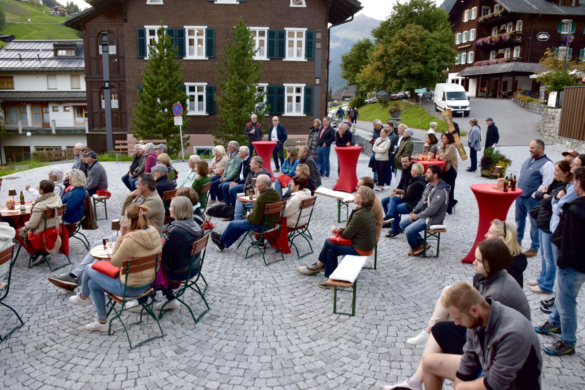 Die Besucherinnen und Besucher verfolgten das Making-of von Schlafes Bruder mit großem Interesse.