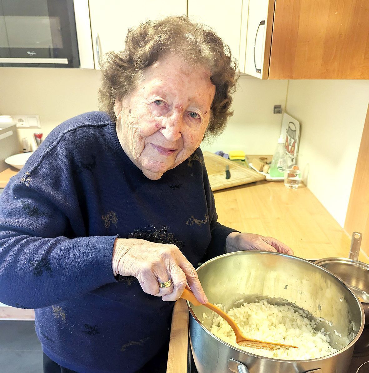 Für ihre Familie zu sorgen und regelmäßig Riebel zu kochen erfüllte Elfriede