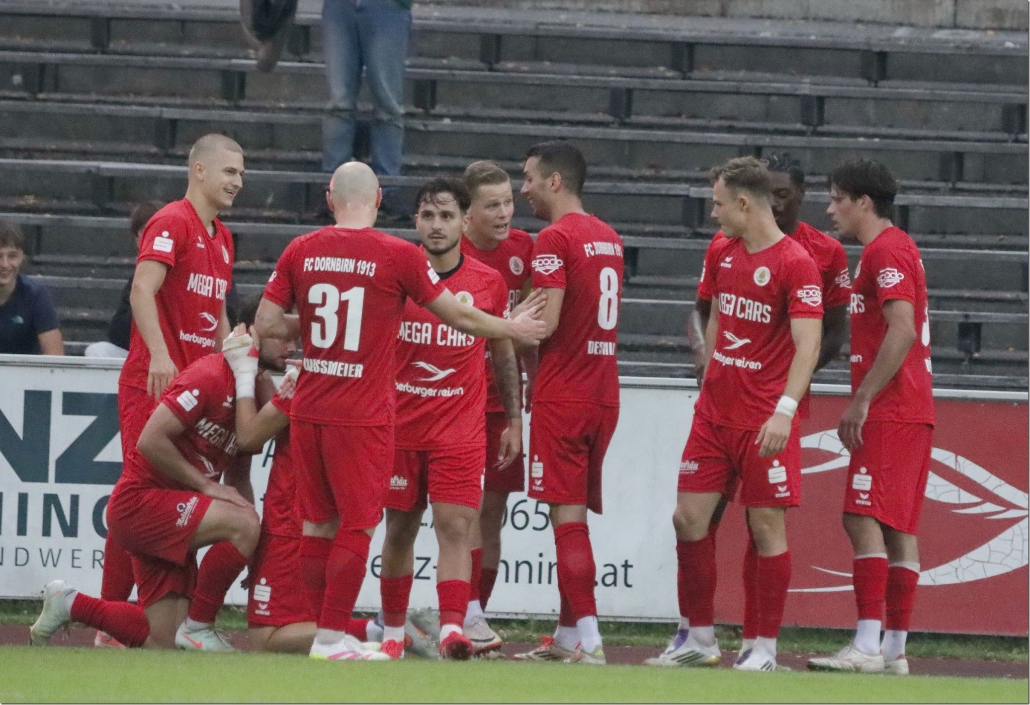 Der Titelverteidiger FC Dornbirn gastiert bei der zweiten Garnitur der Lustenauer Austria. 