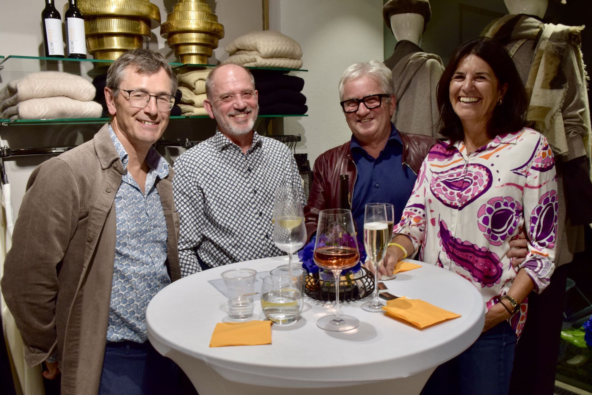 Thomas Vonbank, Arnold Tschofen, Matthias und Erika Ammann.